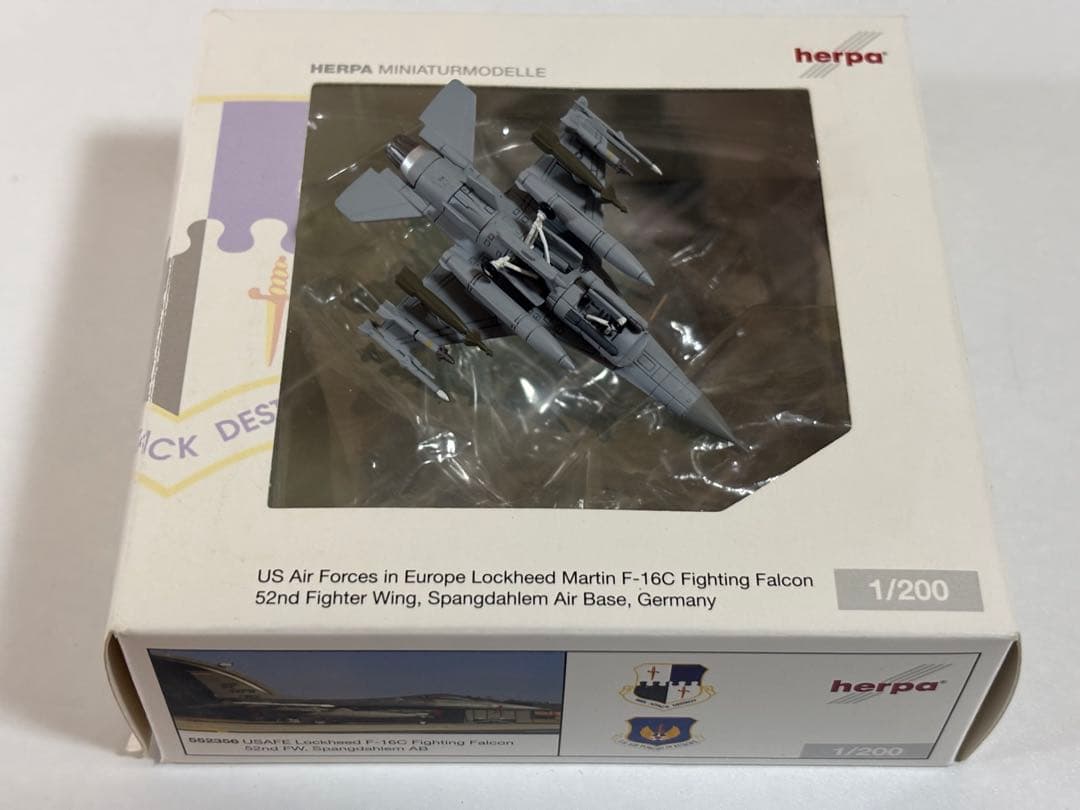 1/200 herpa f-16c 在欧アメリカ空軍