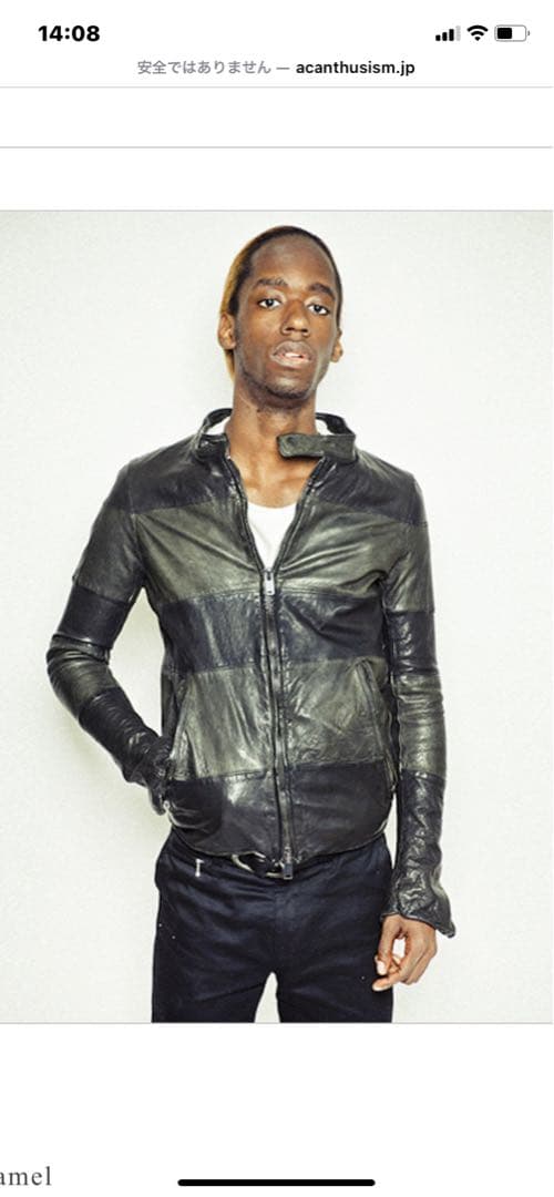 acanthus アカンサス ライダース ジャケット レザー ラムレザー