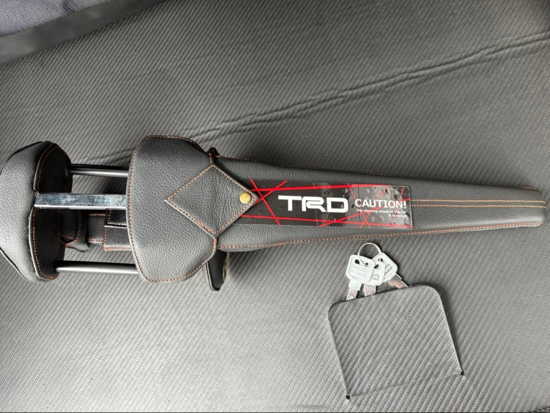 TRD モデリスタ プレミアムステアリングロック ハンドルロック 盗難防止