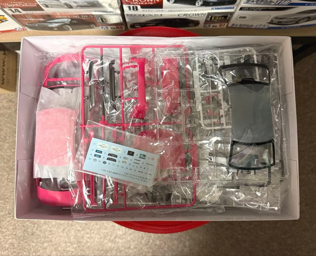 アオシマ AWS210 クラウン アスリート プリペイントモデル