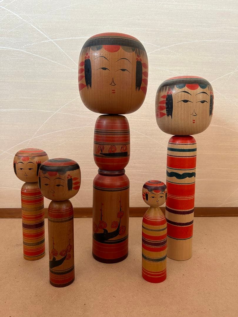 こけし 弥治郎系 高橋精志 5本セット