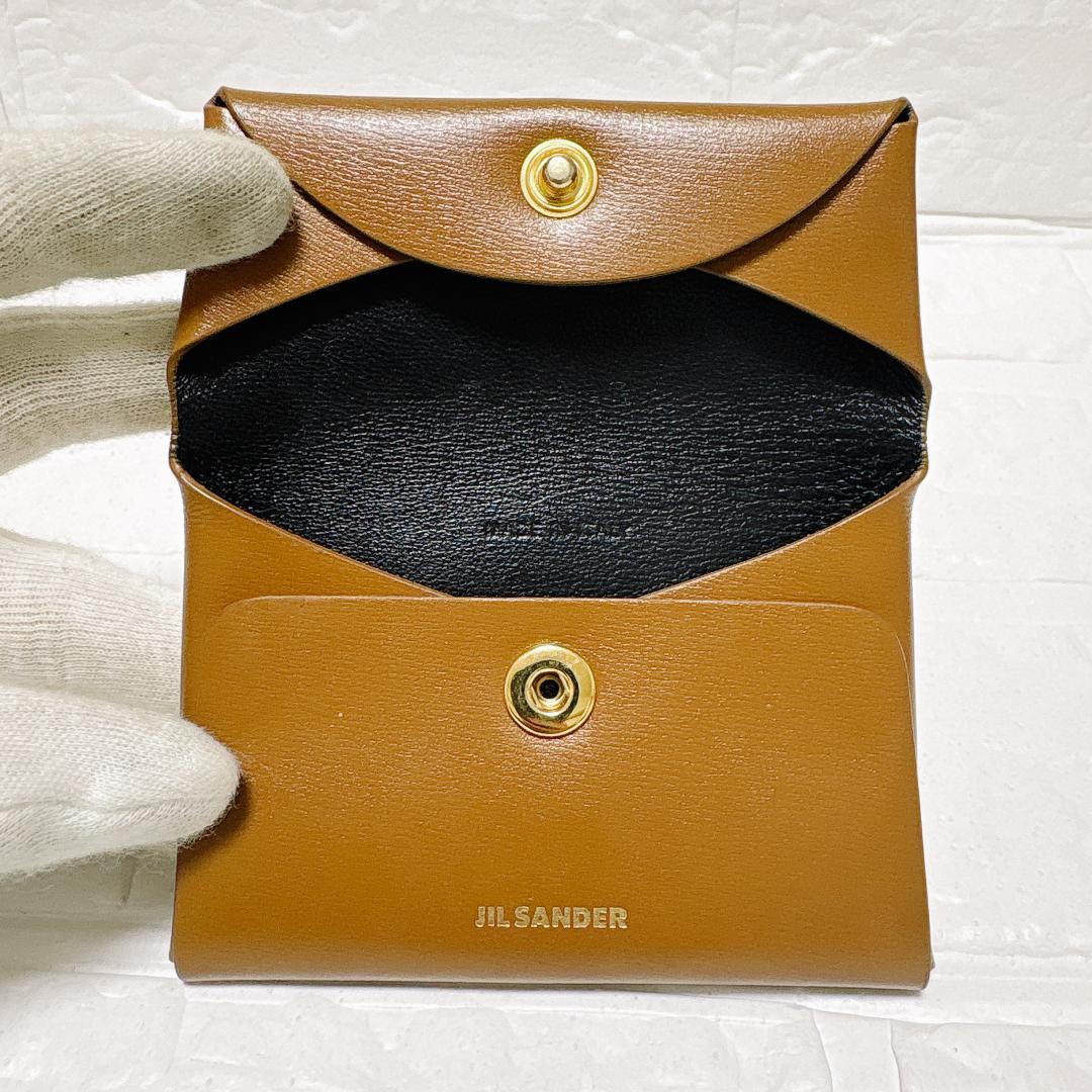 JIL SANDER ジルサンダー ケース カードケース ブラウン