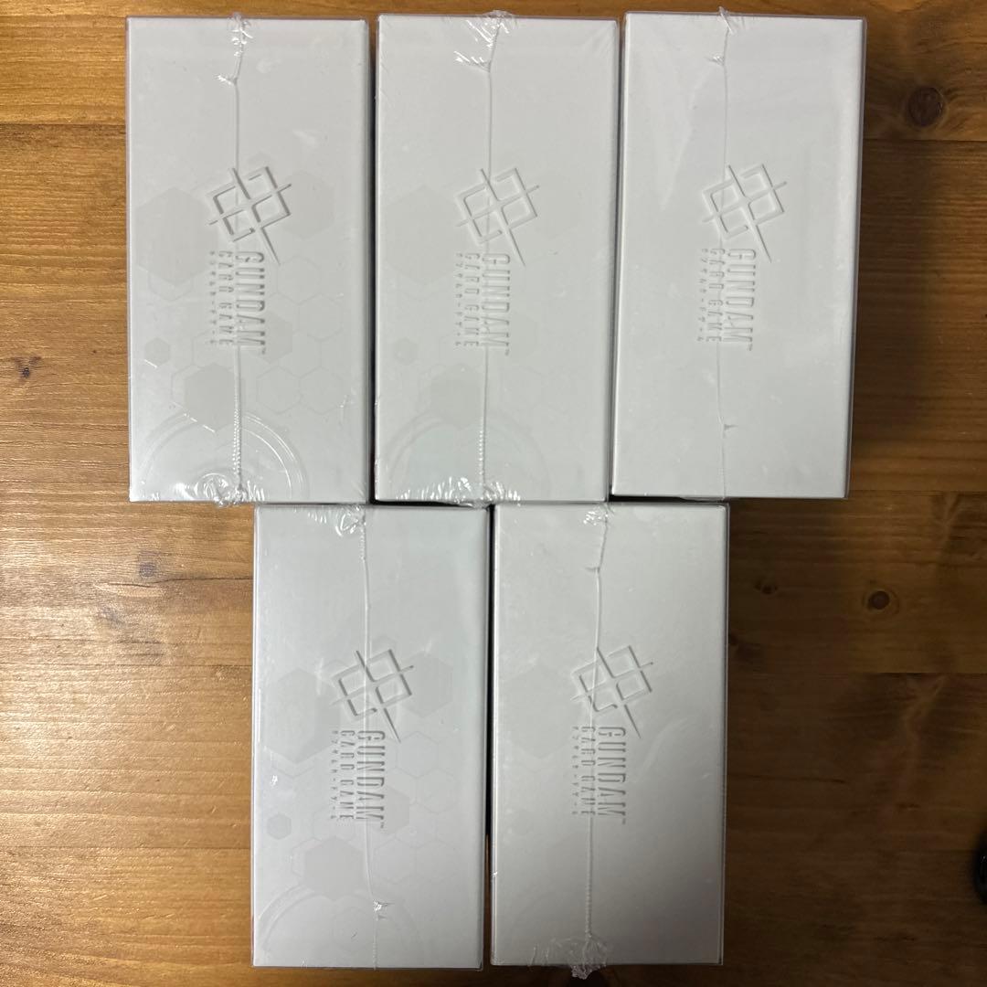 【新品】ガンダムカードゲームリミテッド Ver.β 5BOX シュリンク付き