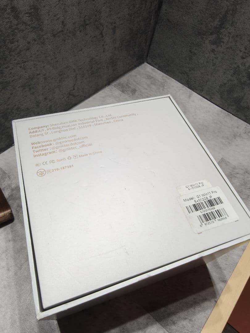 GMKtec NucBox G1 8GB 512GB ミニPC