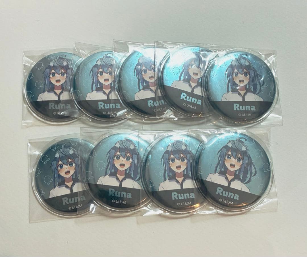 カラフピーチ るな メタル缶バッジ