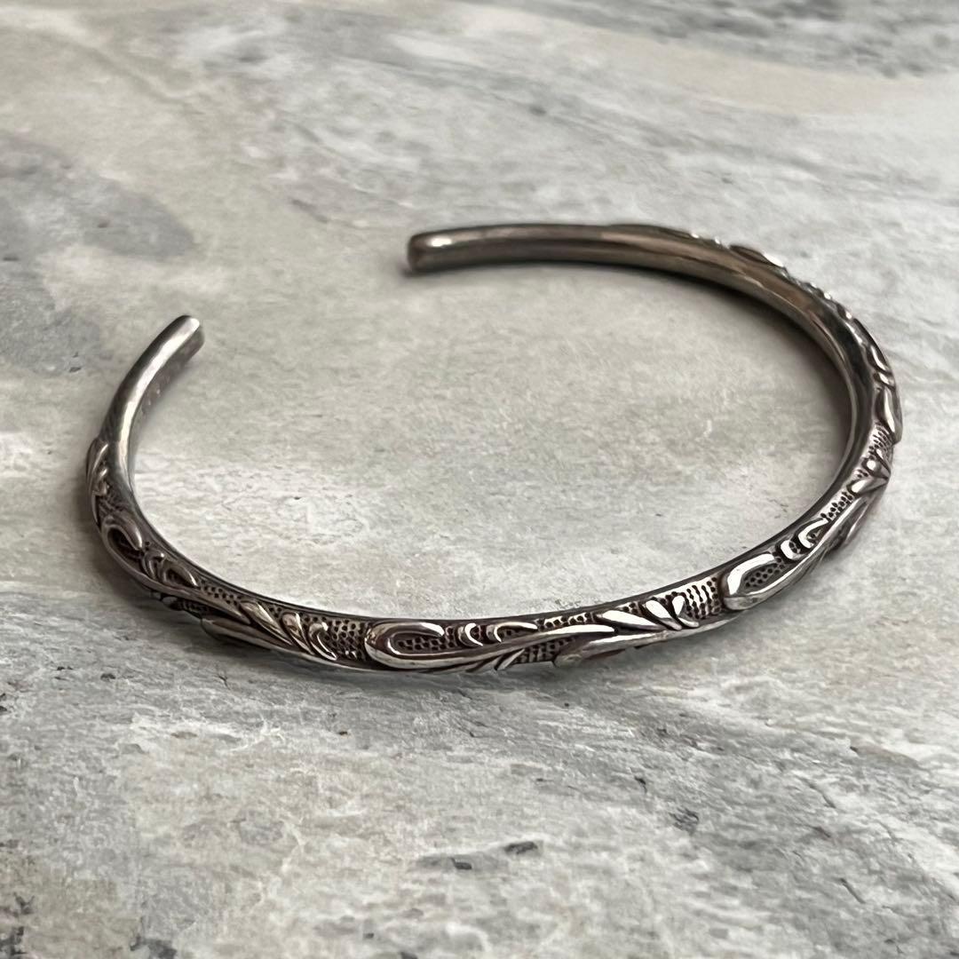 ヴィンテージ アイヴィー バングル ブレスレット ITALY VINTAGE