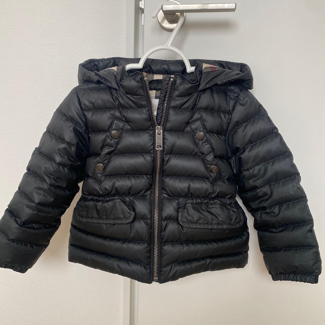 バーバリー ダウンコート 黒 92cm最終値下げ