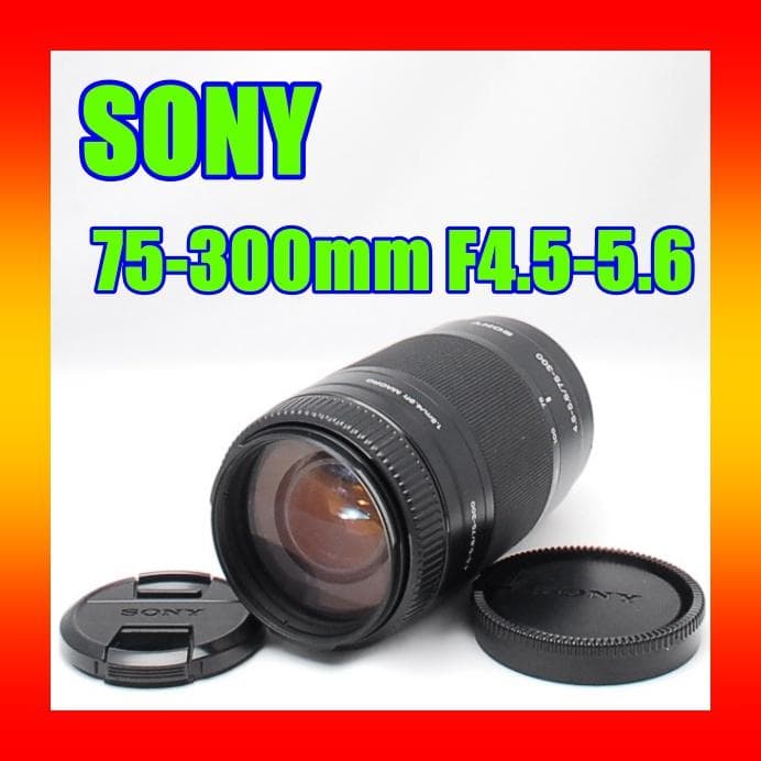 ✨️ SONY 75-300mm F4.5-5.6 ✨️初心者OK 超望遠レンズ