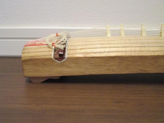 美品　 希少　逸品　ミニ琴　お琴　琴　13弦　和楽器 　弦楽器　箏　短琴　琴柱