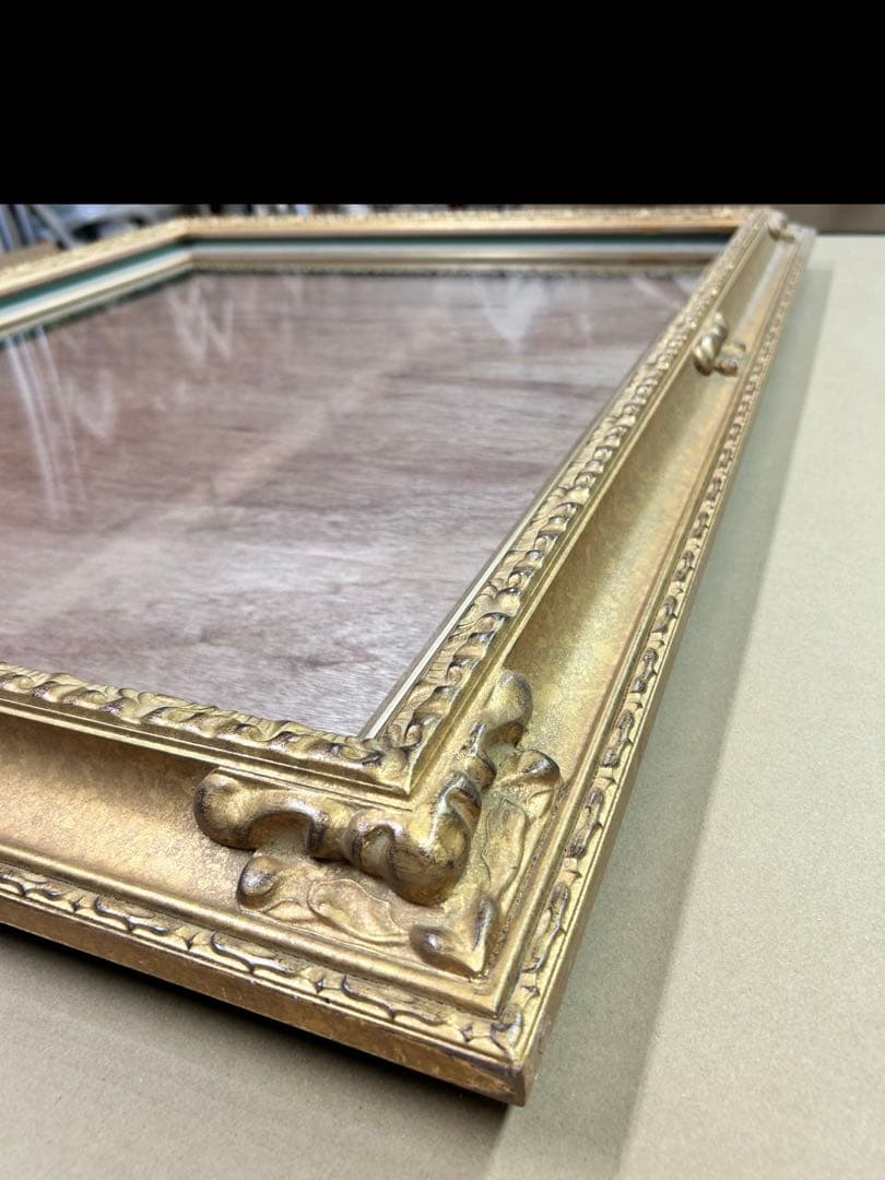 s*命様 ゴールド装飾木製額縁 Ｆ２５