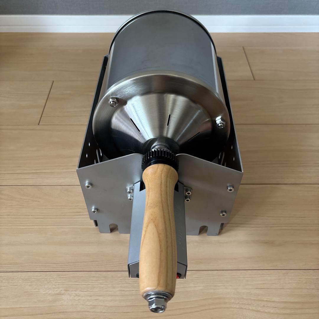 美品 コーヒーロースター 電動 焙煎機 ステンレスドラム artisan