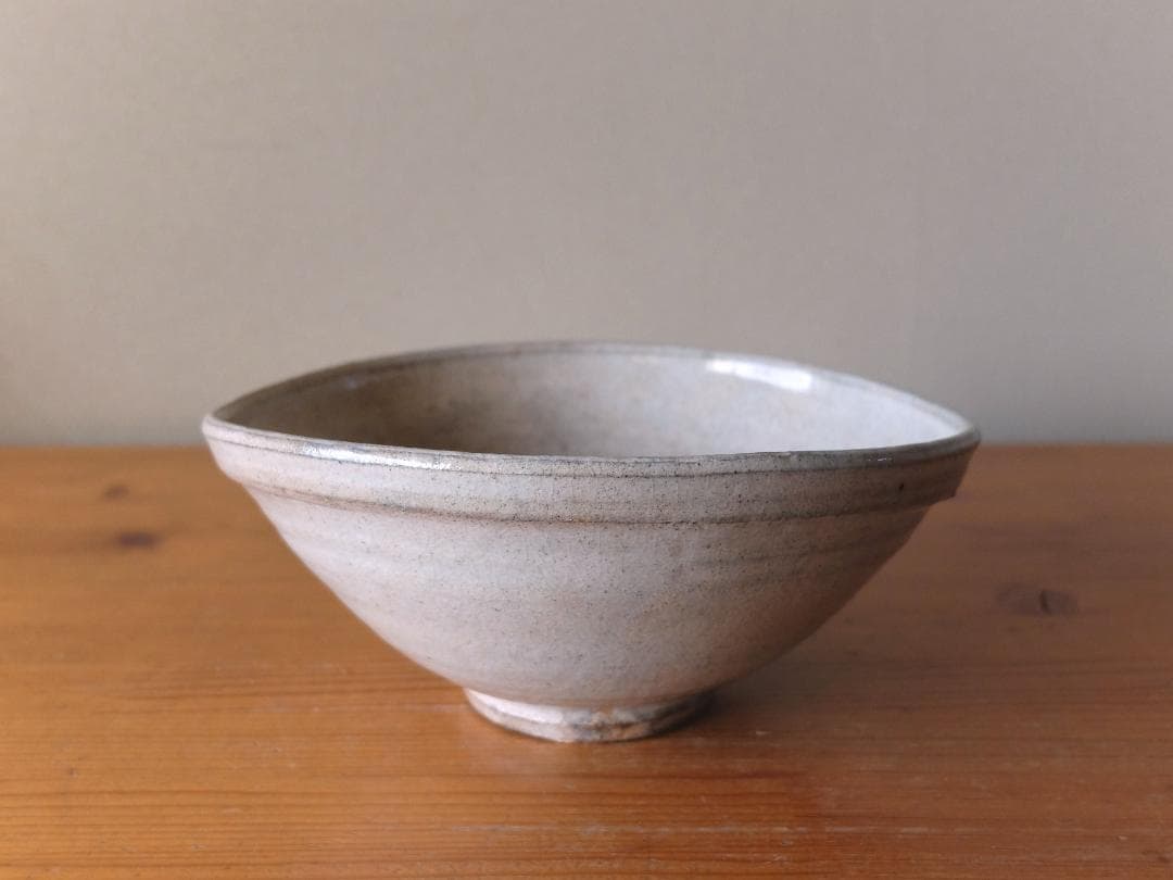 唐津焼♡粉引きたわみ鉢