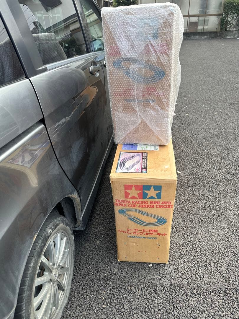 タミヤ ミニ四駆ジャパンカップジュニアサーキット3箱＋スロープセクション レッド