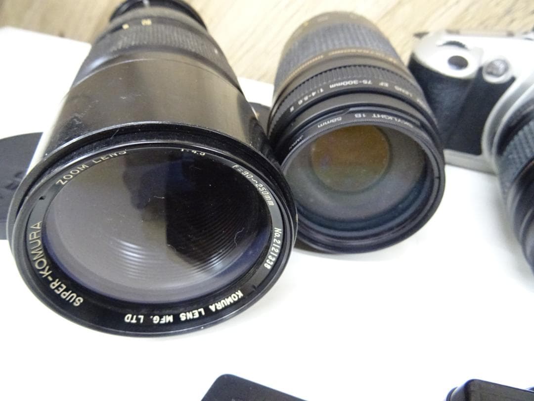 か*め様 静017 カメラ まとめ売り 7点 キャノン ペンタックス ミノルタ