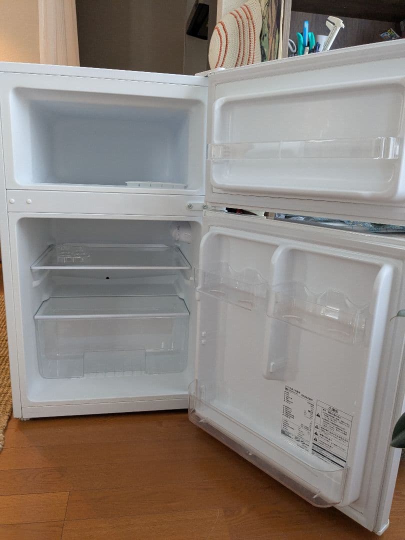 maxzen 2ドア冷蔵庫 90L