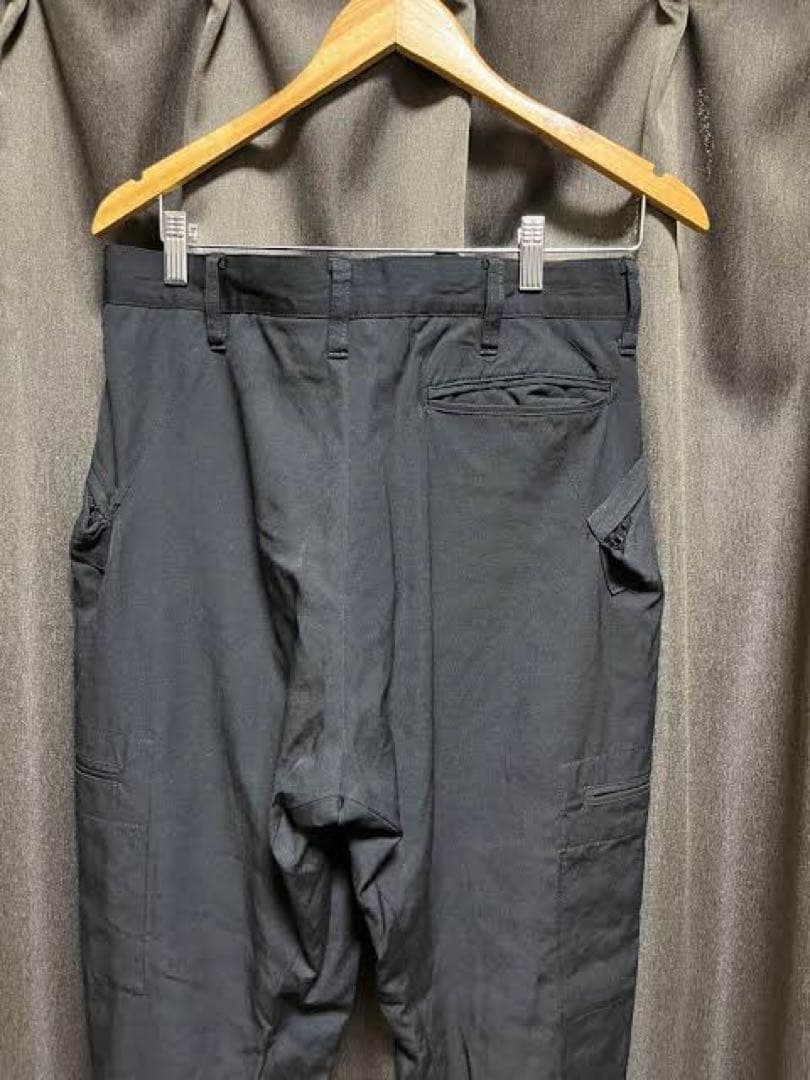 ヨウジヤマモトプールオム ウールギャバレースアップジョッパーズカーゴ 2