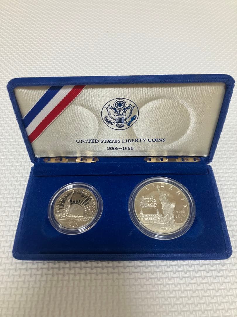 1986年 アメリカ 自由の女神 記念銀貨