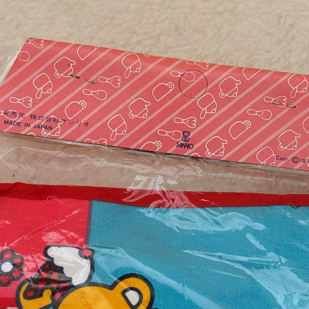 希少レア　未開封当時物！ハローキティお弁当袋(特大)1984年製