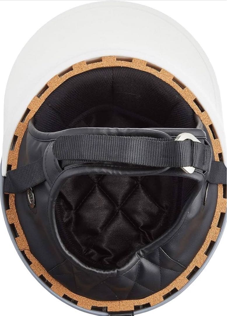 コルク半　三つボタン　黒