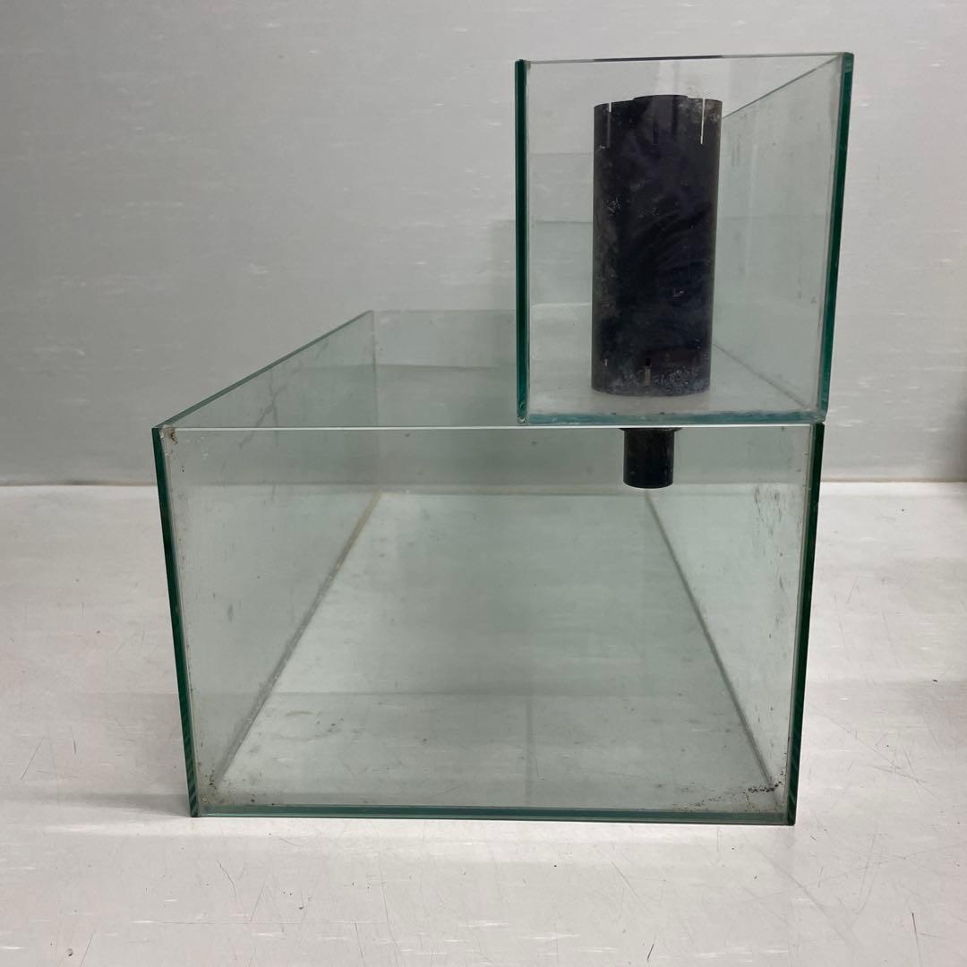 ２段式オーバーフロー リフジウムガラス水槽 ロータイプ