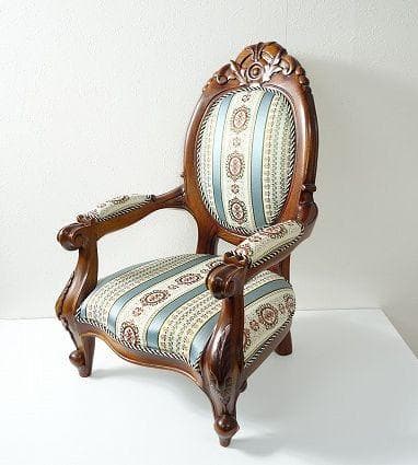 ドールチェア アンティーク調 飾り椅子 猫足 ロココ調 ヨーロピアン風