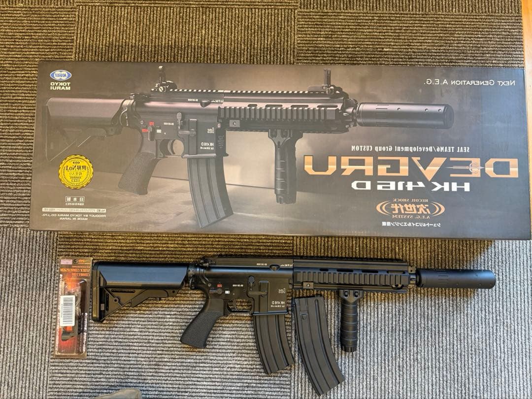 東京マルイ DEVGRUカスタム HK416D 次世代電動ガン ブラック　美品