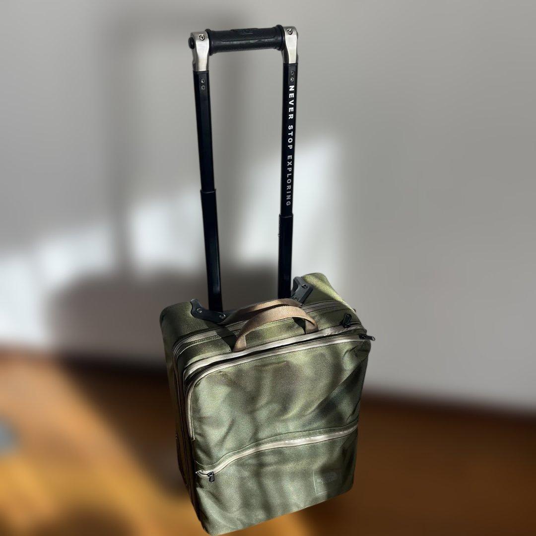 美品　ノースフェイス　シャトルローラー　キャリーバッグ　2輪　機内持込 ハンドル