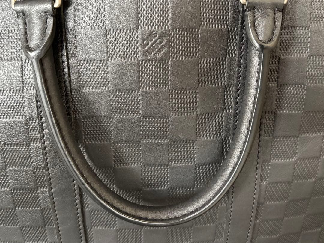 【極美品】ルイヴィトン ダミエ アンフィニ GM N41147 黒