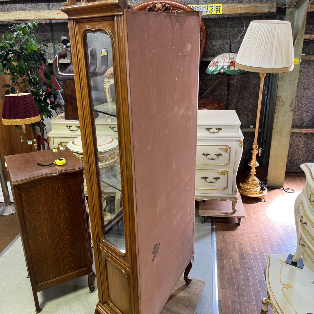 【象嵌】キャビネット◆ヴィンテージ◇程度良好◆鍵付き◇