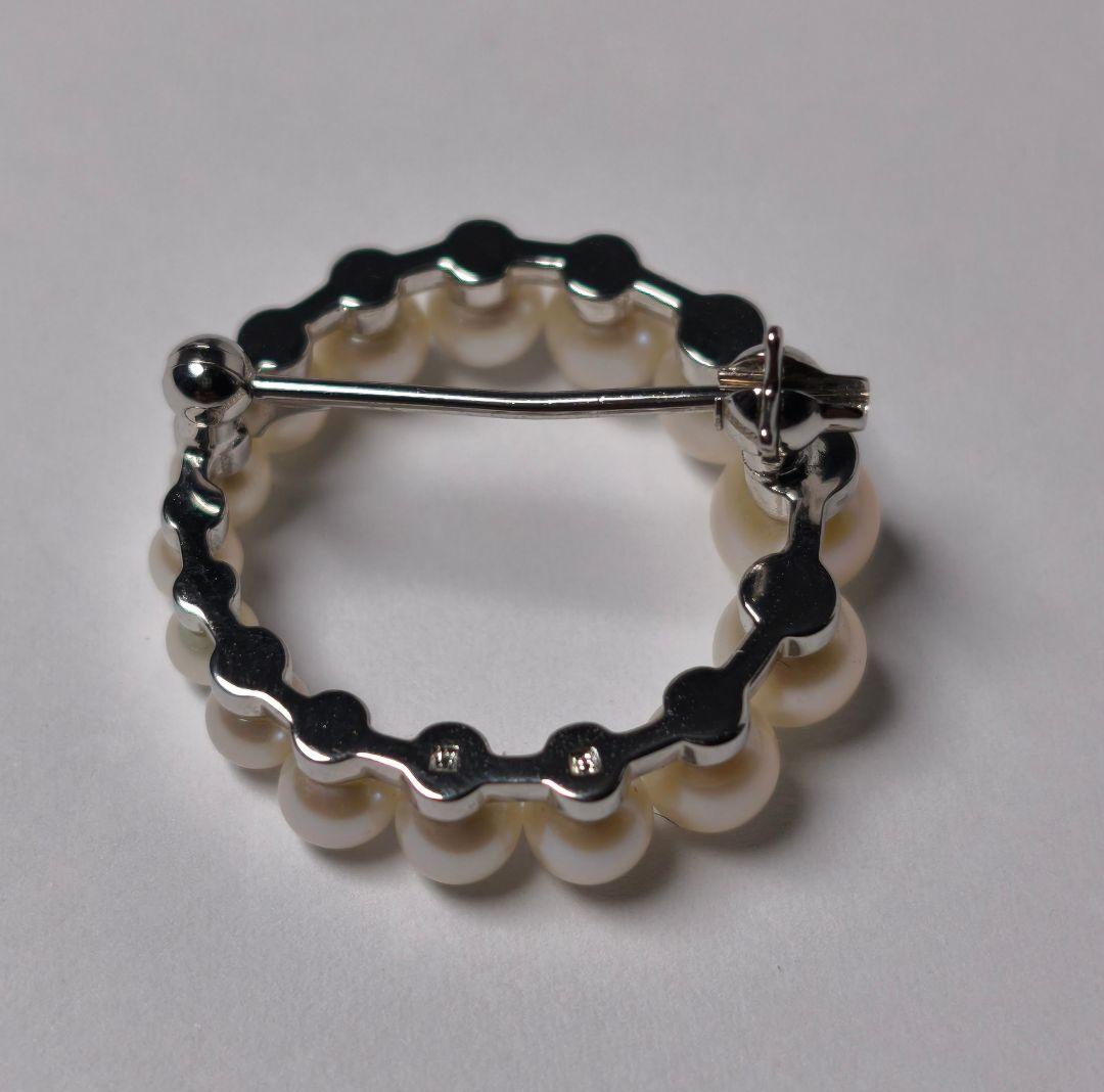 【美品 最高級!!】ミキモト ブローチ パール サークル フォーマル 皇室御用達