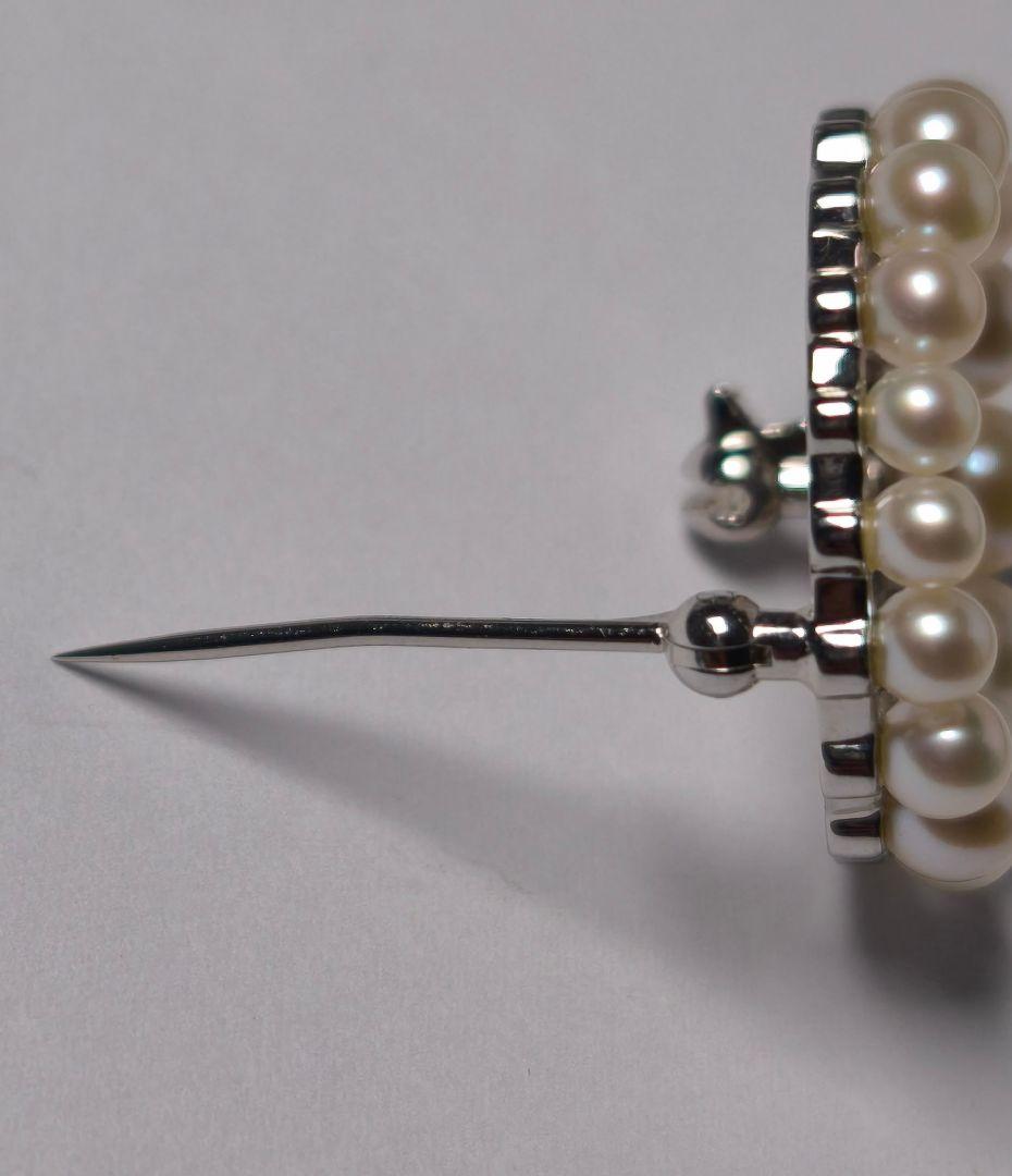 【美品 最高級!!】ミキモト ブローチ パール サークル フォーマル 皇室御用達