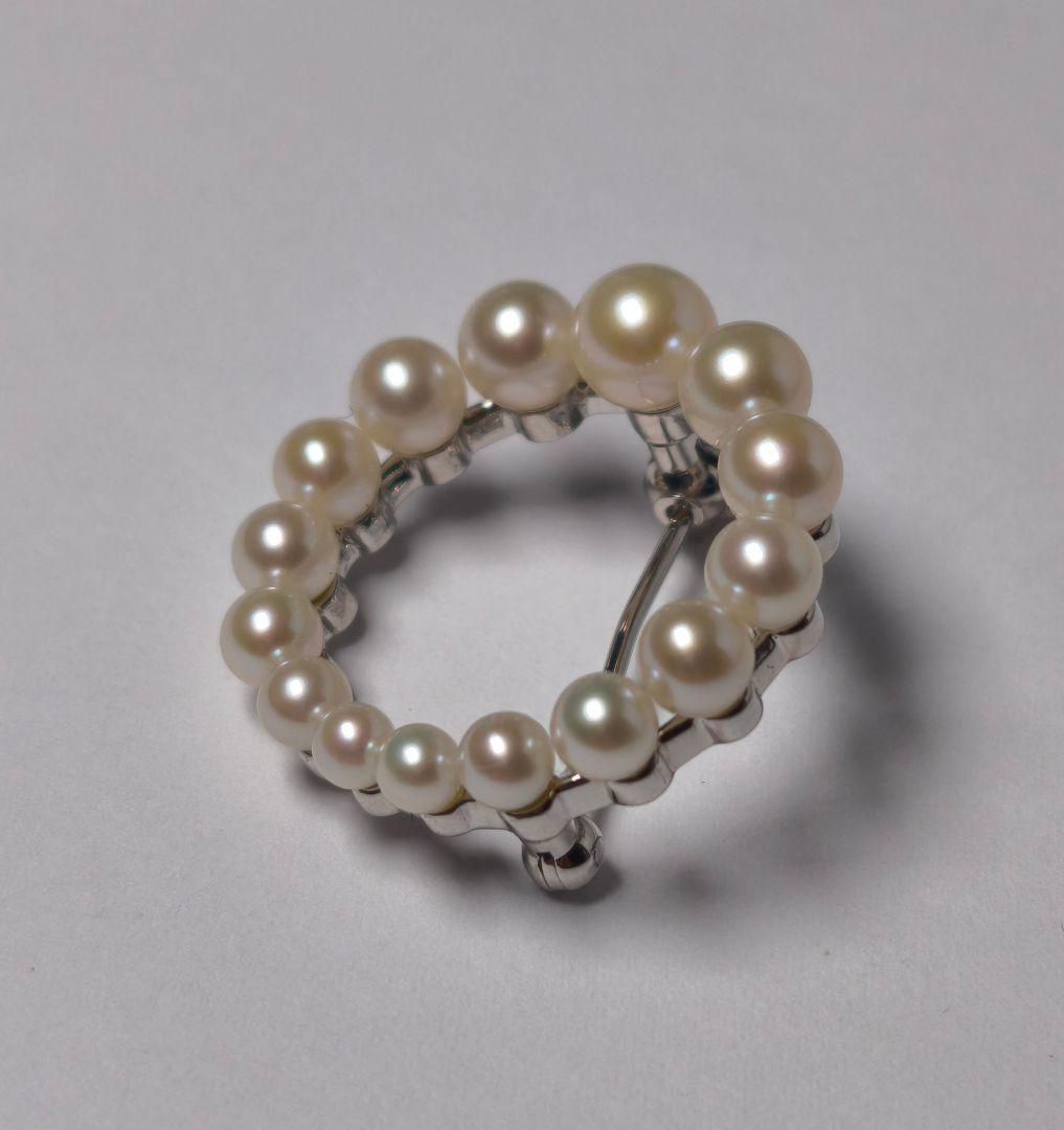 【美品 最高級!!】ミキモト ブローチ パール サークル フォーマル 皇室御用達