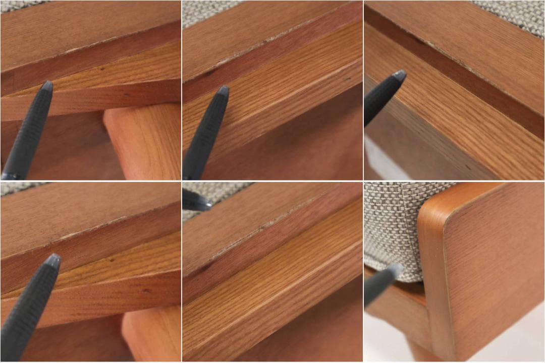 展示品 24年製 ウニコ アルベロ カバーリング オットマン チーク色 ベージュ