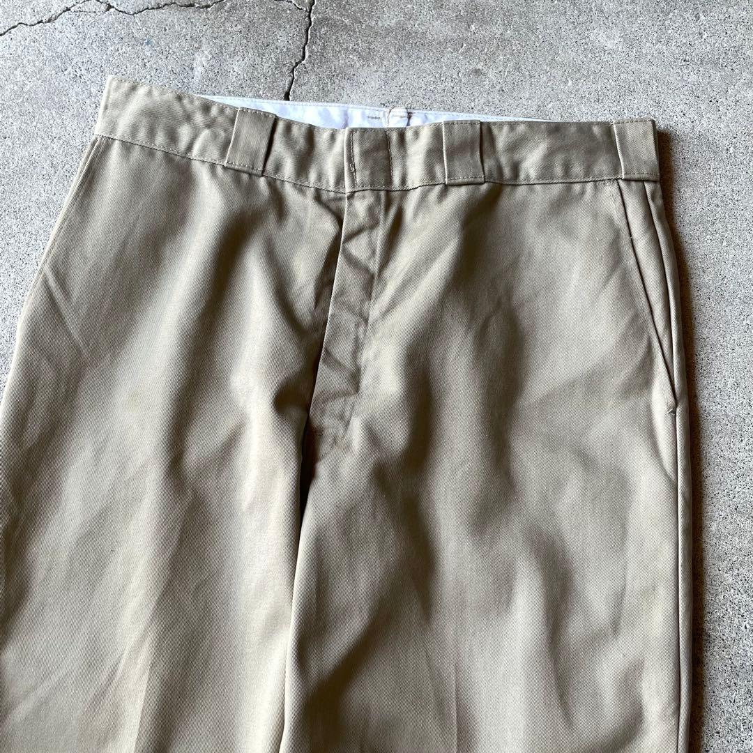 80s チビタグ Dickies USA製 874 ワークパンツ W34 L32