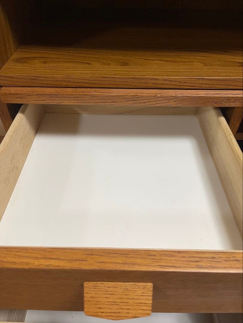 ウニコ/ドレッサー ミラー付き兼　キャビネットデスク