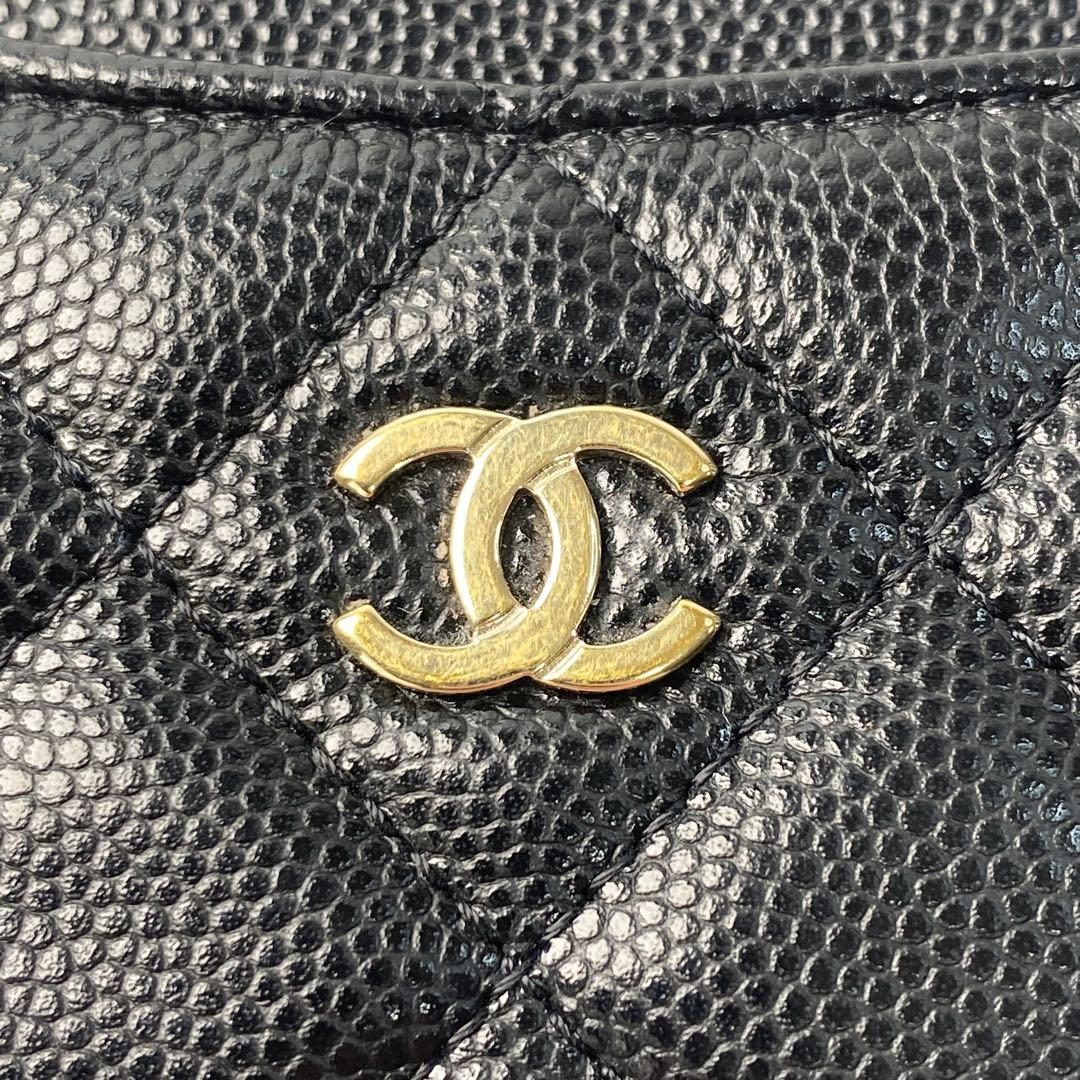 シャネルCHANEL ジップパース キャビアスキン AP2061ランダム.