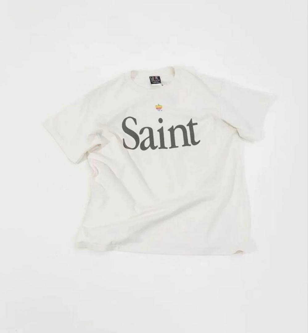 と*し様 SAINT Mxxxxxx 23ss 半袖Tシャツ ホワイト