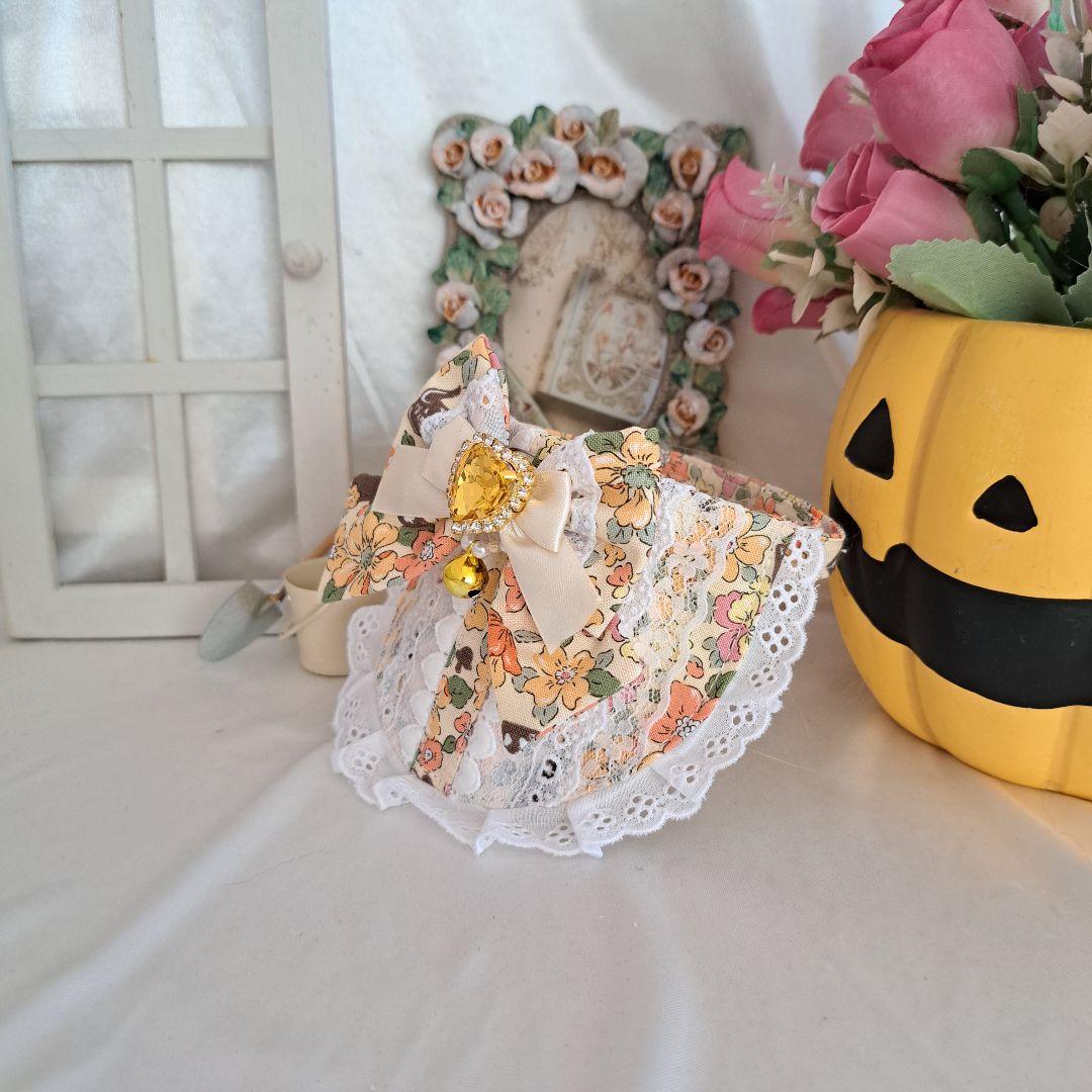 スタイ、ハロウィン限定スイートロリータ(イエロー)わんちゃん猫ちゃん用