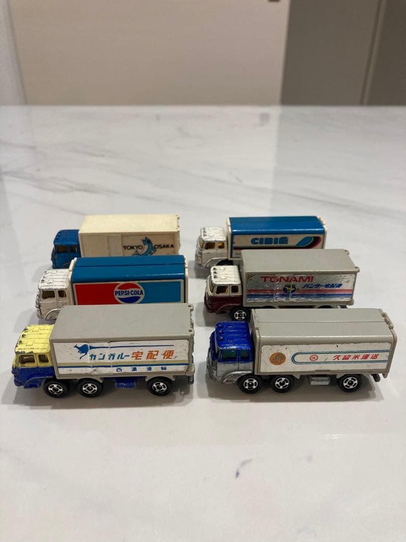 トミカ　三菱ふそう　トラックシリーズ　NO7 日本製　6台セット