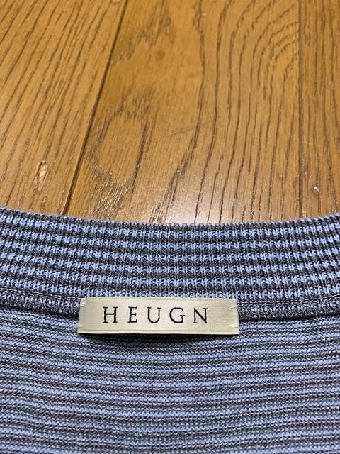 3 新品同様 25ss HEUGN Roger Border Wool T KN