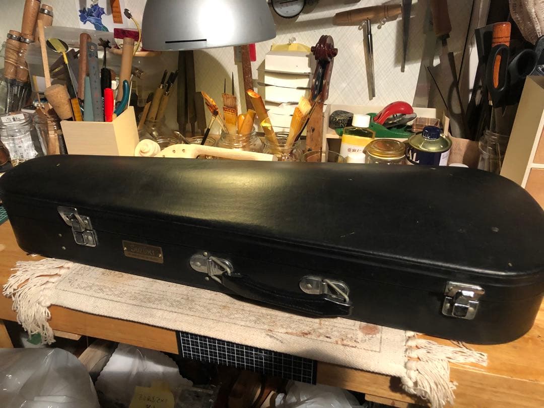 【駒&魂柱調整済】Suzuki分数バイオリンNo220 1/4 1971