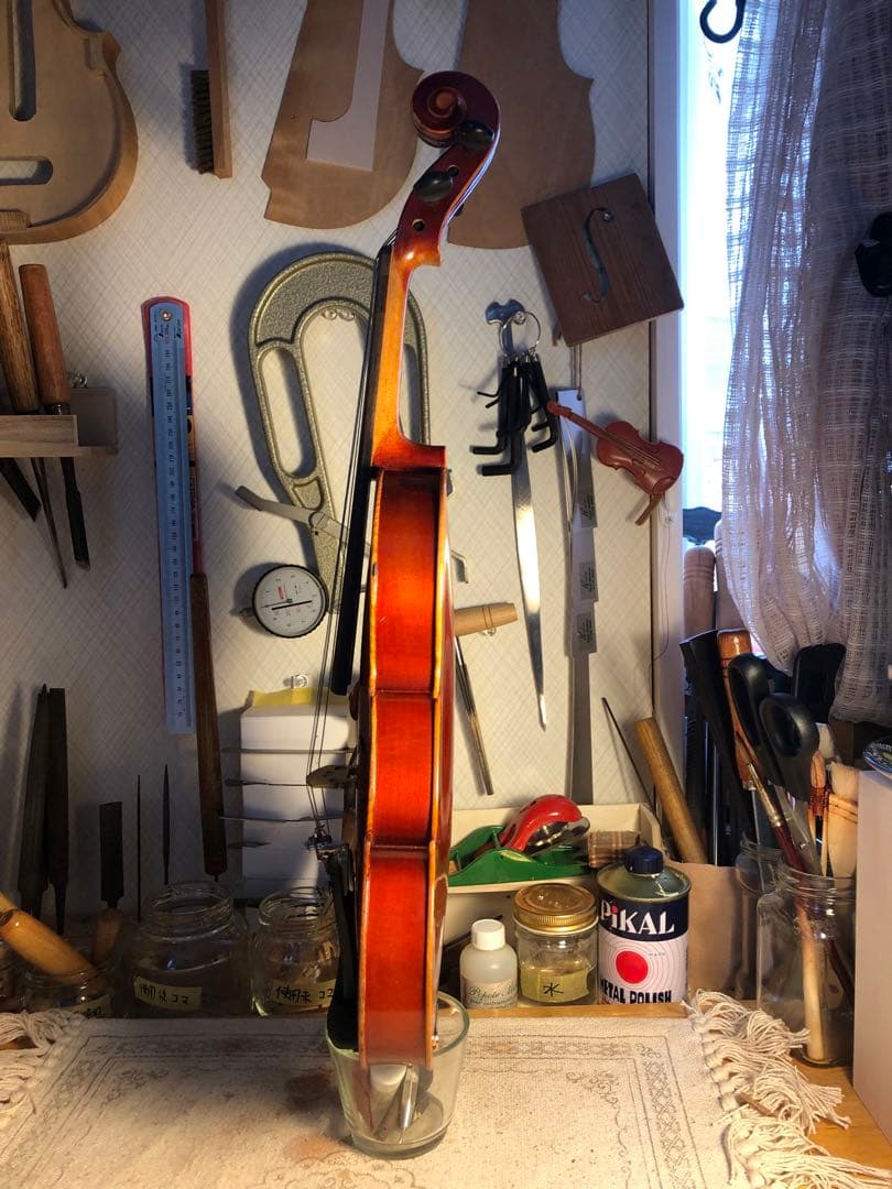 【駒&魂柱調整済】Suzuki分数バイオリンNo220 1/4 1971