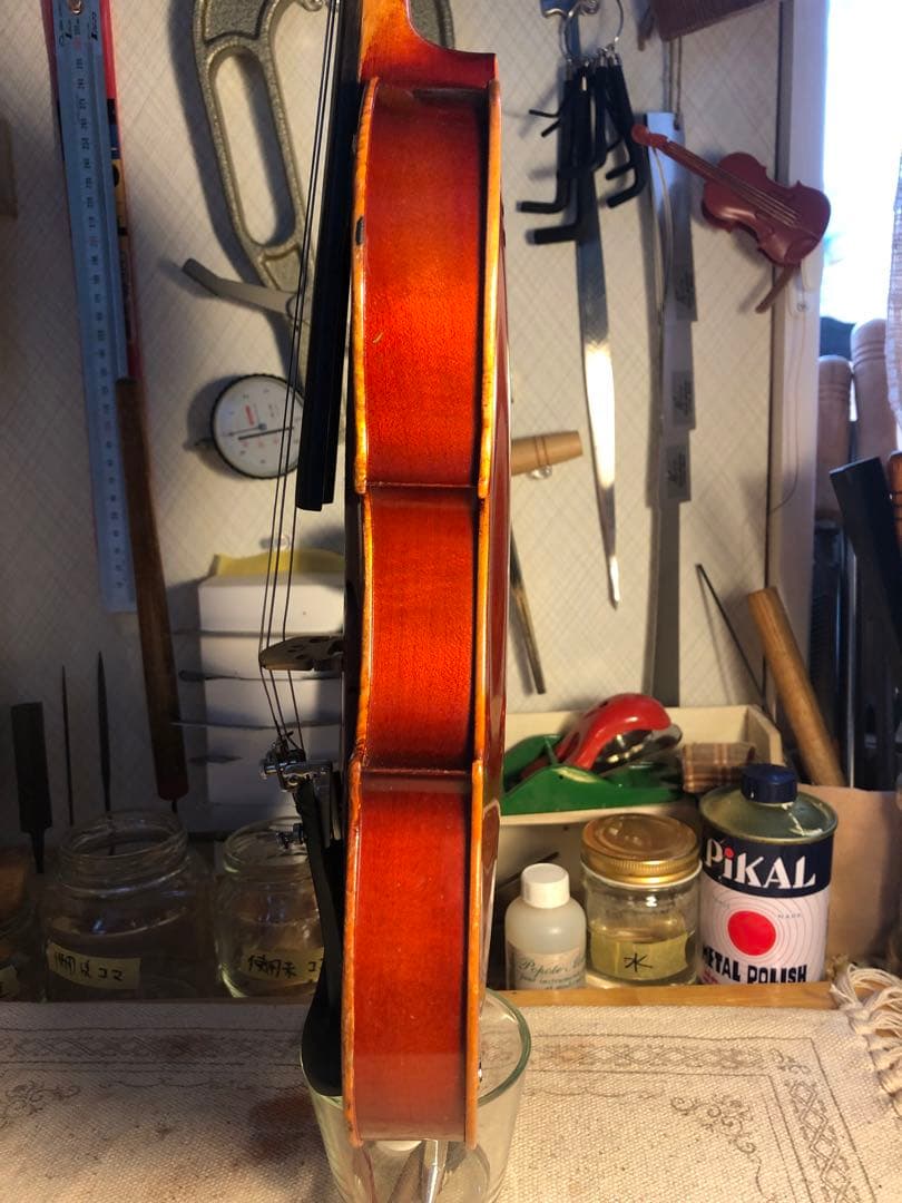【駒&魂柱調整済】Suzuki分数バイオリンNo220 1/4 1971