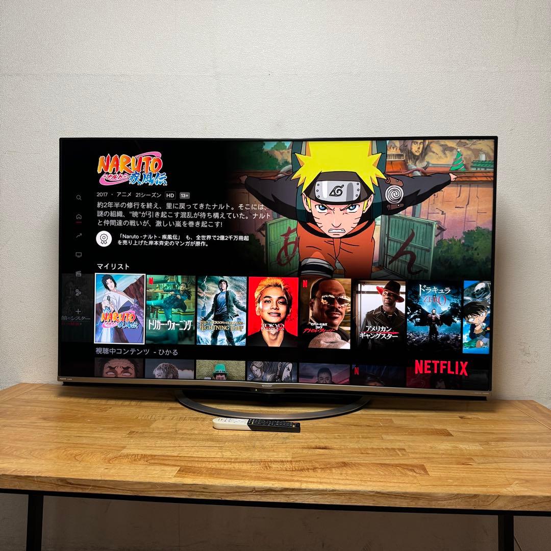 シャープ 60V型 4K 液晶テレビ Android TV 4T-C60AJ1