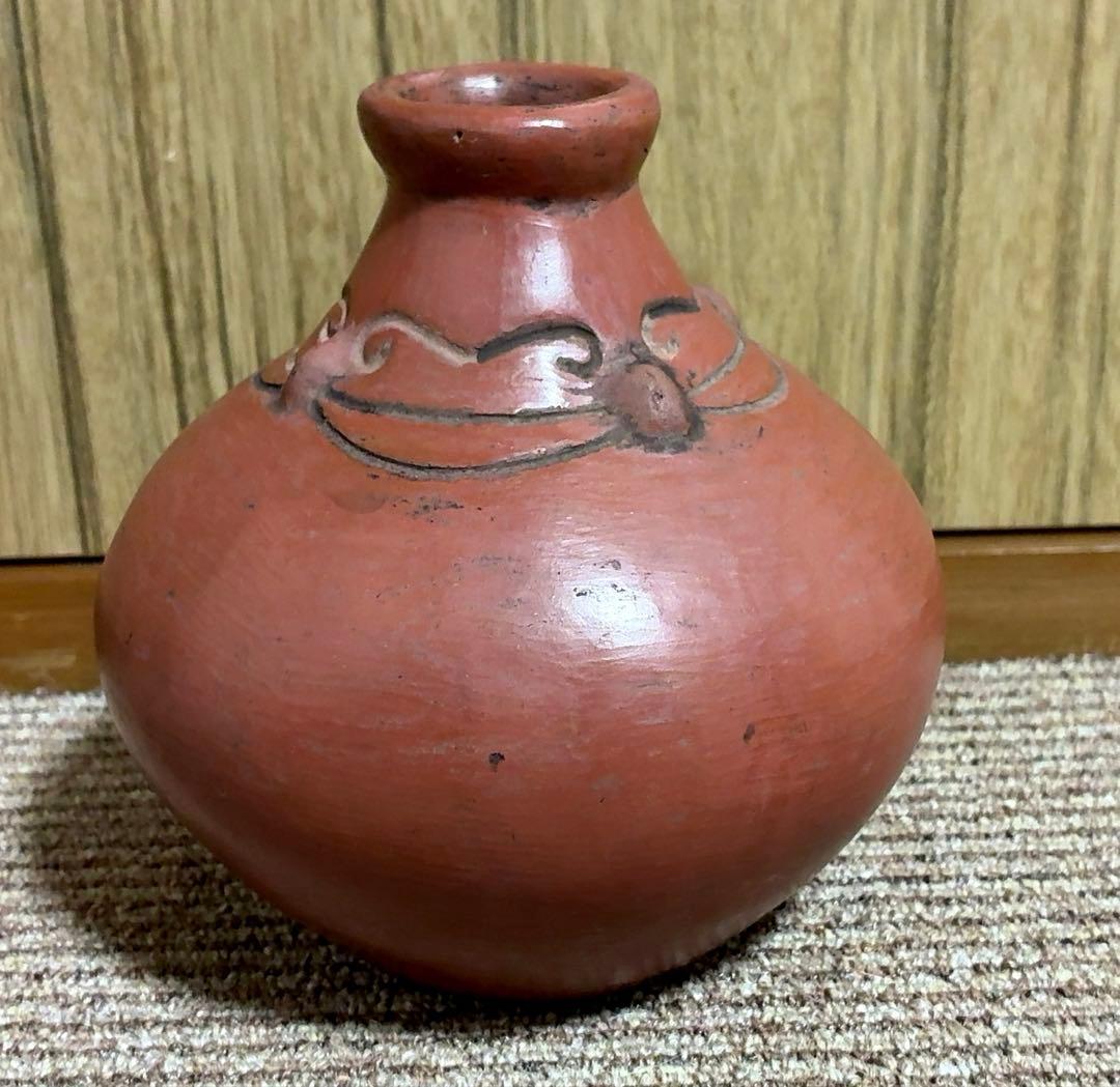 縄文時代　縄文土器　土器　発掘品　出土品　骨董　アンティーク　置物　飾り物　彫刻