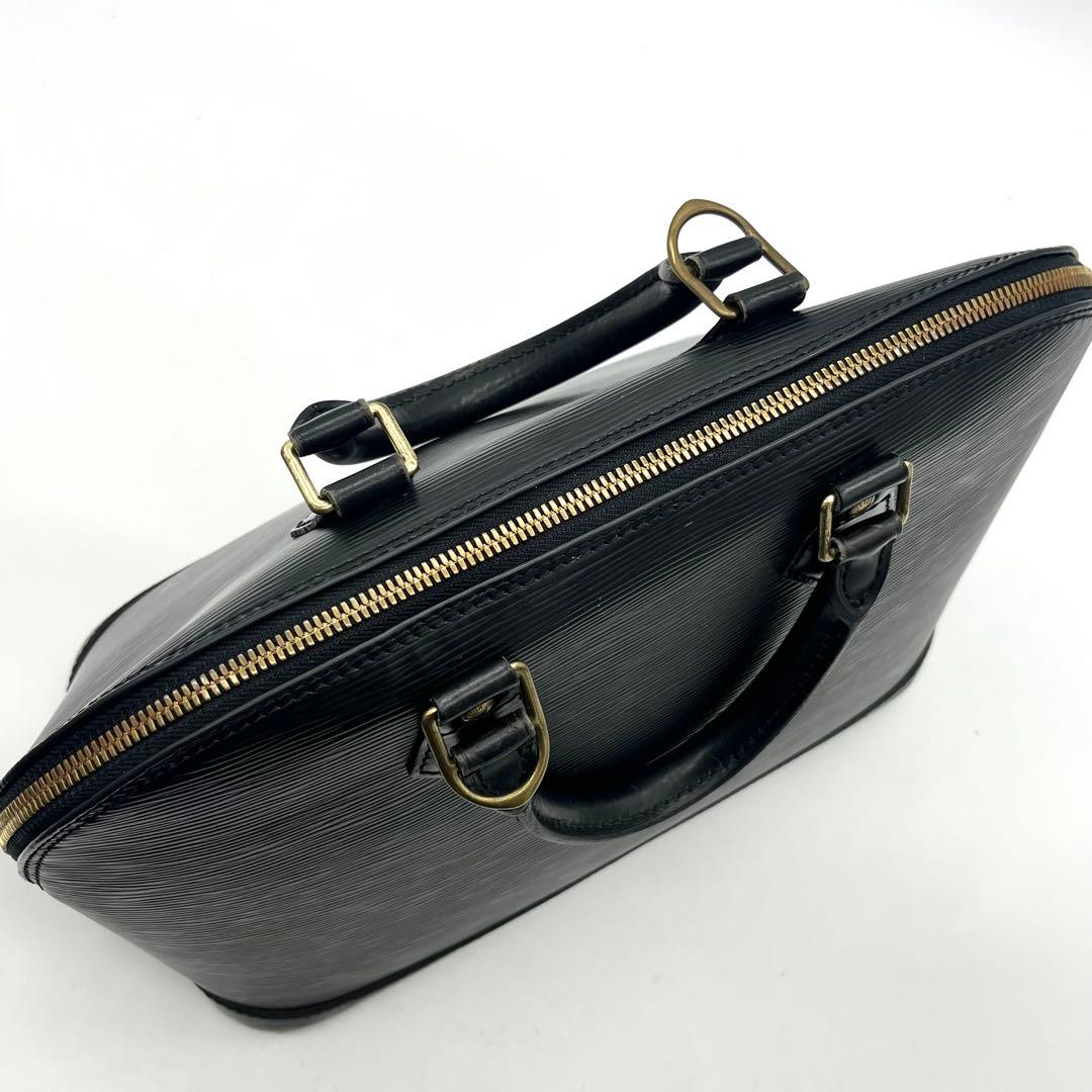 ルイヴィトン エピ ハンドバッグ アルマ 正規品 本物 黒色 M52142