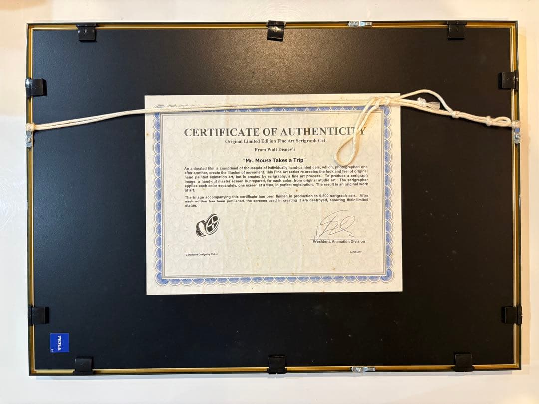 Disney ミッキー セリグラフ セル画