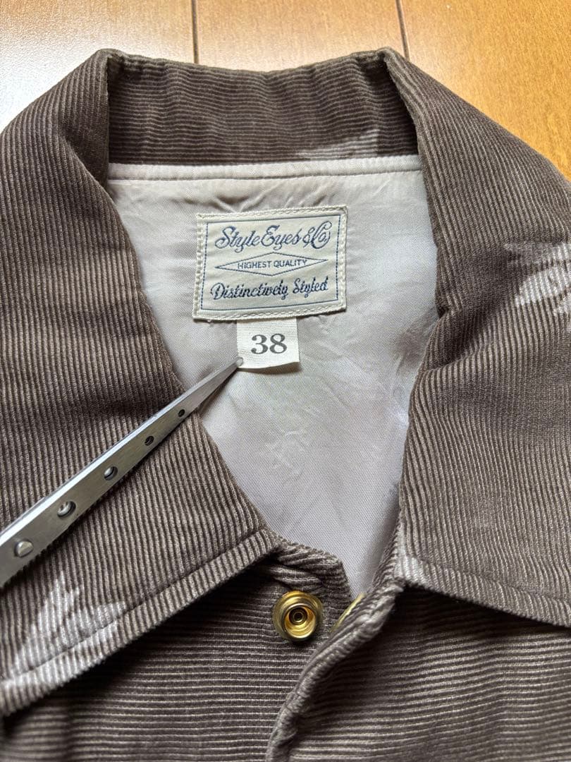 ギャバジャン サンダーバード コーデュロイジャケット 38 ロカビリー