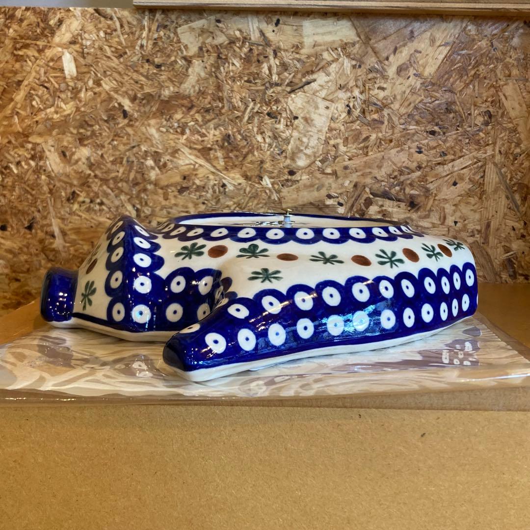 ポーリッシュポタリー＊時計　ポット型