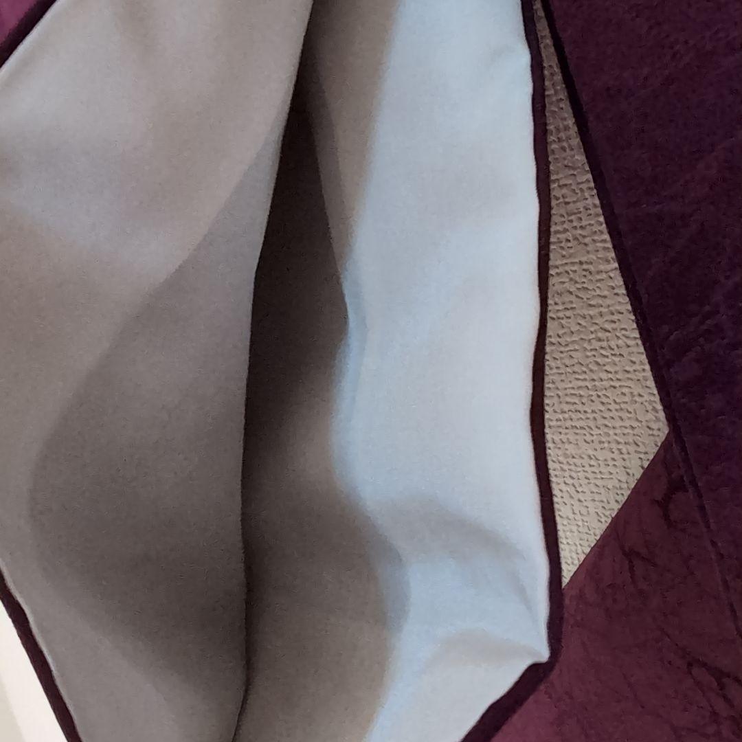 【三花】未使用品　正絹　色無地　袷　一つ紋　着物　リユース